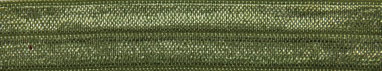 Belagio Enterprises - 1/2" width Fold-Over Elastic Ribbon (50 Yard Roll) - BE-305-63 Green