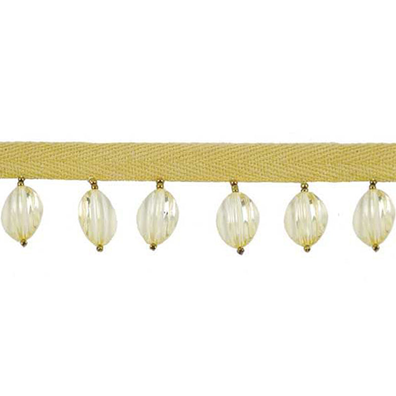 Fantasia Collection - 1 1/2" width BEADED FRINGE (15 Yard Roll) - BB-9904-10 Gold