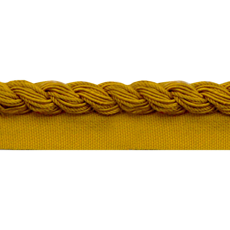 Platted Cord with Lip - 3/4" width (50 Yard Roll) - BC-1088-10 Gold