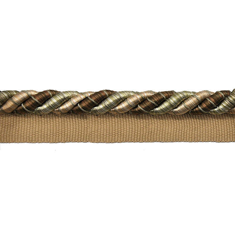 Odyssey Collection - 3/8" width Cord with Lip (50 Yard Roll) - BC-13000-66/36 Brown and Tan