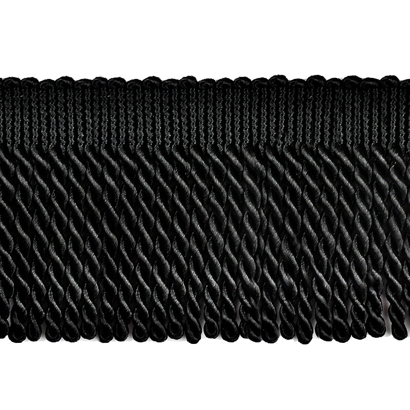 Softer Collection - 4" Width BULLION FRINGE (15 Yard Roll) - BF-4043-02 Black
