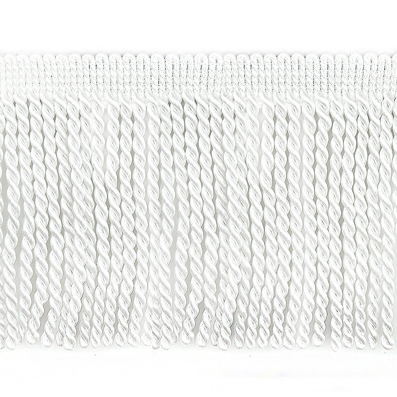 Softer Collection - 6" Width BULLION FRINGE (15 Yard Roll) - BF-4044-27 White