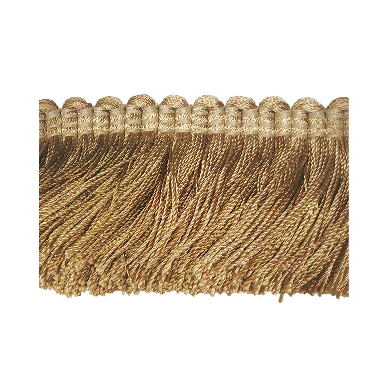 Mulberry Collection - 2" width Brush Fringe (25 Yard Roll) - BF-4004-61 Gold