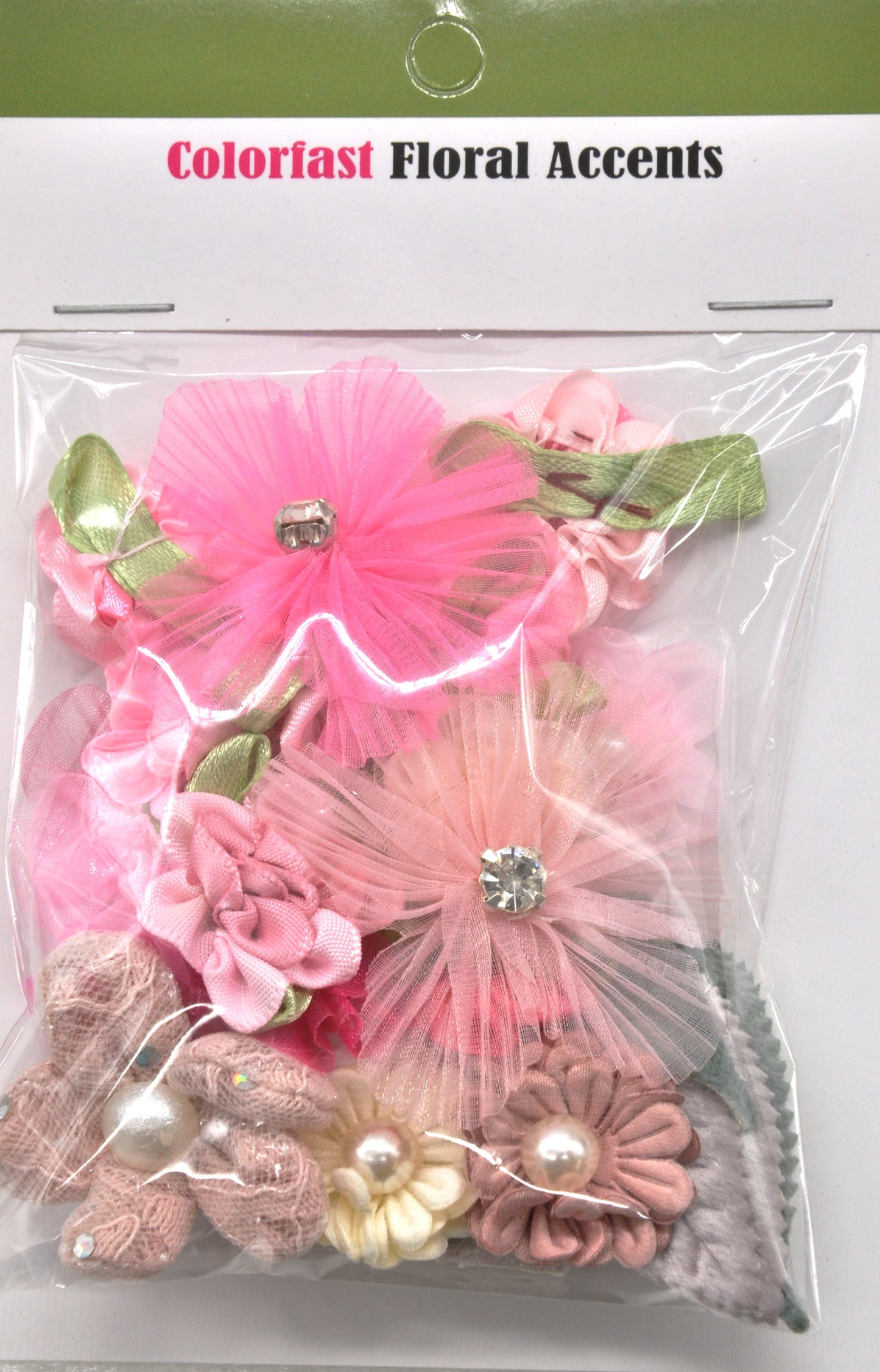 Belagio Enterprises - 25pcs Assorted Color Fast Accents Appliques (6cards Per Order) - BPPA-A2-20 Pink