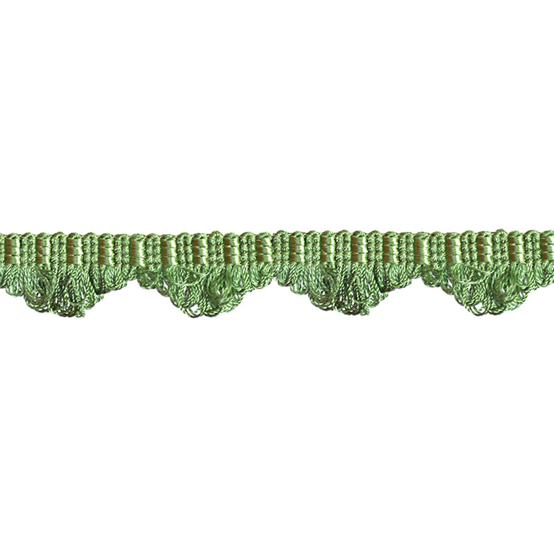 Colors Collection - 1" width Looped Border Fringe (25 Yard Roll) - BR-7004-25 Hunter Green
