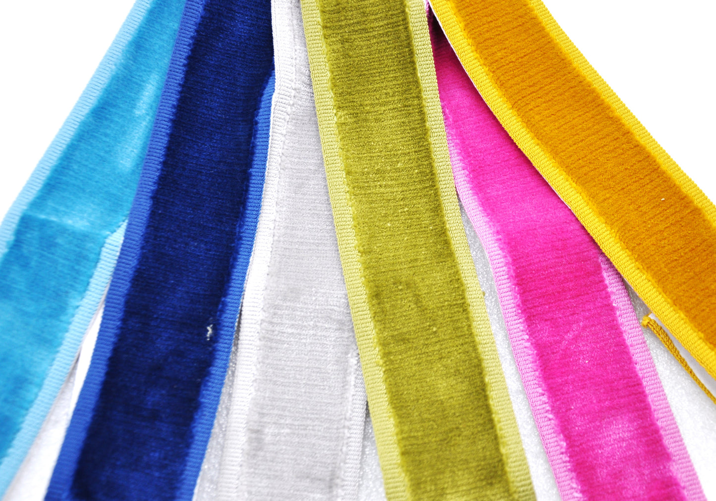 Plain Velvet Decorative Trim Tape - 2" Width (25 Yard Roll) - BR-7590V-42 Fuchsia