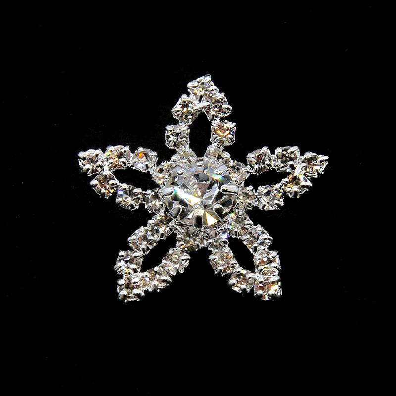 Belagio Enterprises - 3/4" Width Rhinestone Buttons (6pcs per Order) - BRB-101