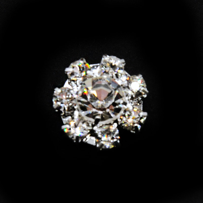 Belagio Enterprises - 5/8" Width Rhinestone Buttons (6pcs per Order) - BRB-108