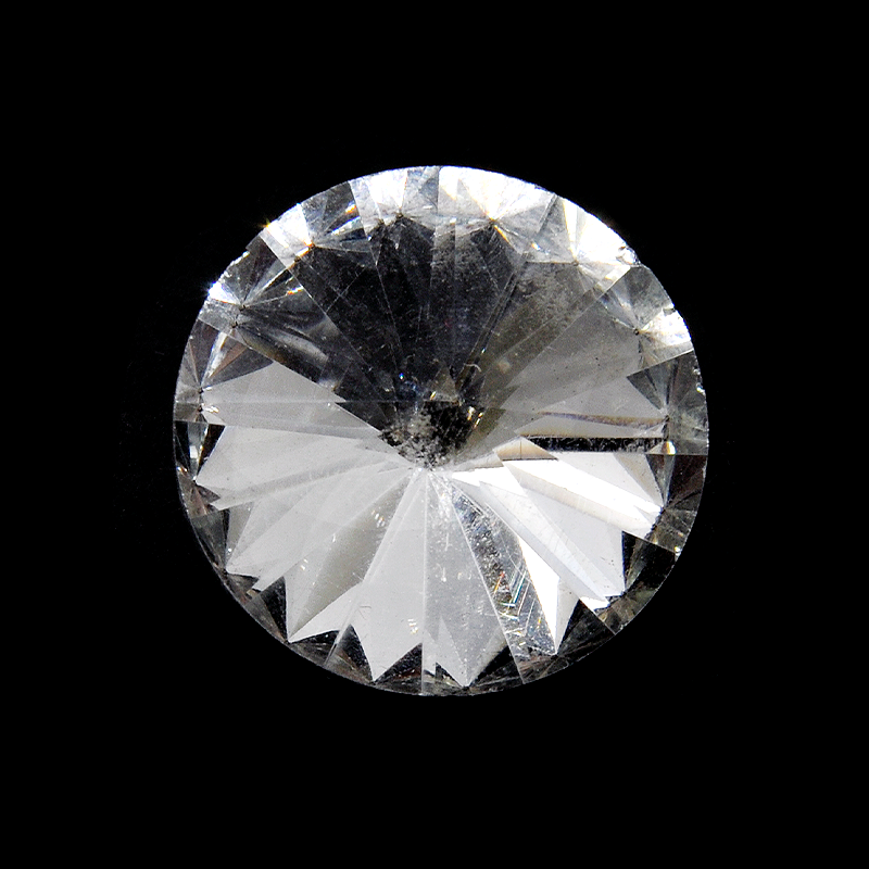 Belagio Enterprises - 1" Diameter Rhinestone Tufted Buttons (24 pcs per Order) - BRB-152-11 Silver