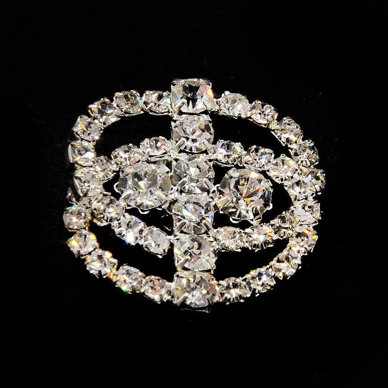 Belagio Enterprises - 3/4" Width Rhinestone Buttons (6pcs per Order) - BRB-119