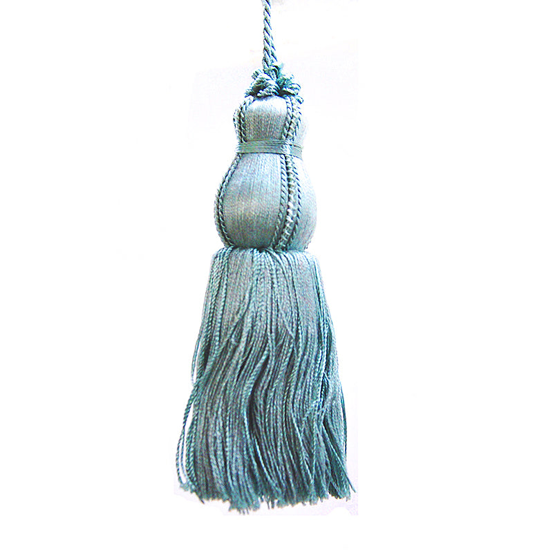 Colors Collection - 4 3/4" Length KEY TASSEL - BT-5003-03 Light Blue