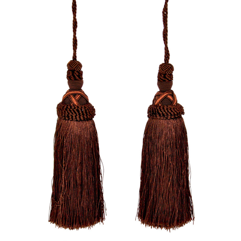 Milante Collection - 8" Length TASSEL - BT-509-06 Brown (2 Pieces per Pack)