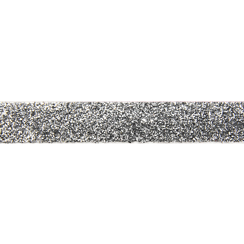 Belagio Enterprises - 5/8" width Glitz and Glamour Elastic Ribbon (20 Yard Roll) - BE-306-11 Silver