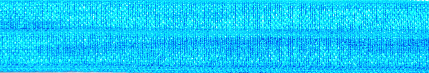 Belagio Enterprises - 1/2" width Fold-Over Elastic Ribbon (50 Yard Roll) - BE-305-23 Teal