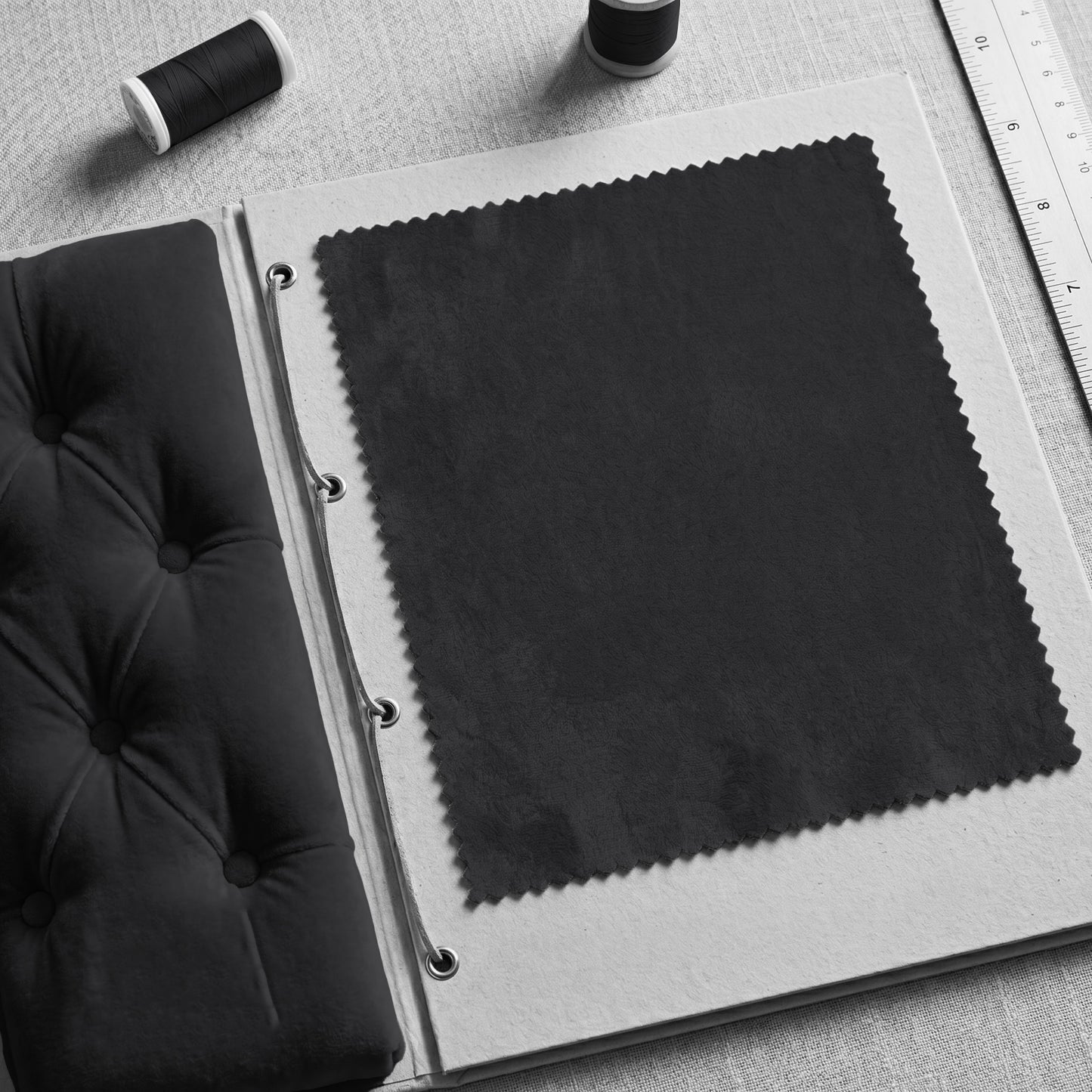 "Darling" Velvet Fabric (Black color)