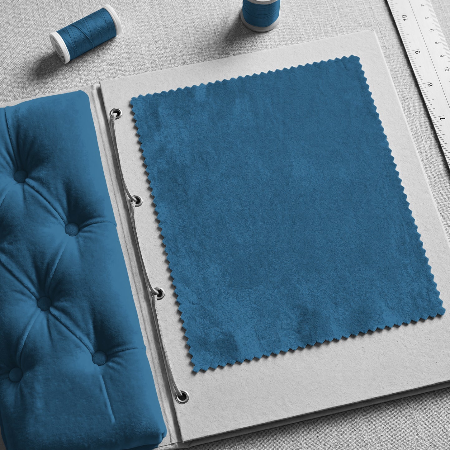 "Darling" Velvet Fabric (Teal color)