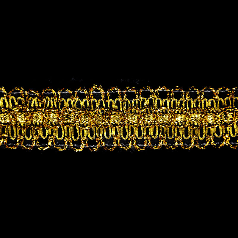 Metallic Braid Trim - 1" Width (15 Yard Roll) - PB-105-10 Gold