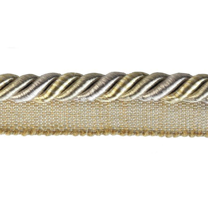 Basics Collection - 3/8" Cord with Lip (50 Yard Roll) - BC-10901-24/30 Ivory & Honey Gold