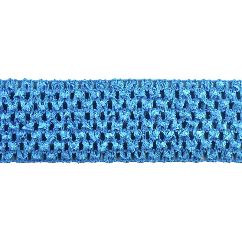 Crochet Stretch Trim - 2" Width (25 Yard Roll) - BF-1900-23 Teal