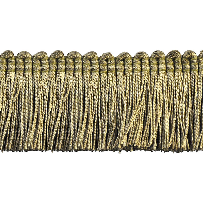 Basics Collection - 1 1/2" Brush Fringe (25 YD ROLL) - BF-4900-63 Moss Green