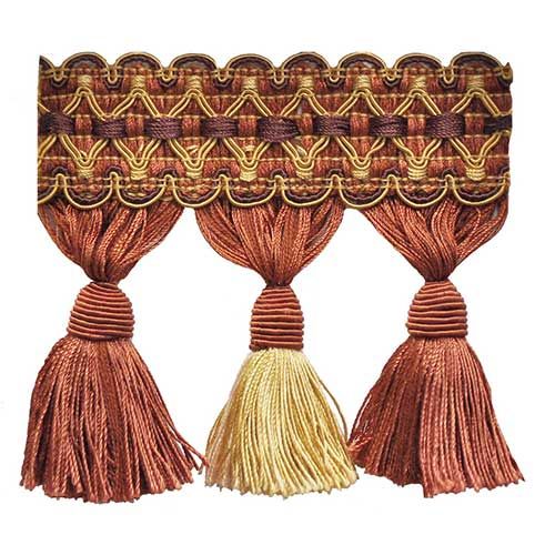 Harmony - 4" length TASSEL FRINGE (25 Yard Roll) - BF-127-06-18
