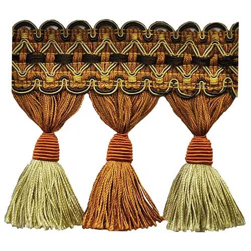 Harmony - 4" length TASSEL FRINGE (25 Yard Roll) - BF-127-18-82