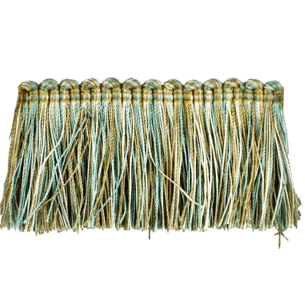 Elegance Collection 2 Brush Fringe 25 Yd Roll In Turquoisesable