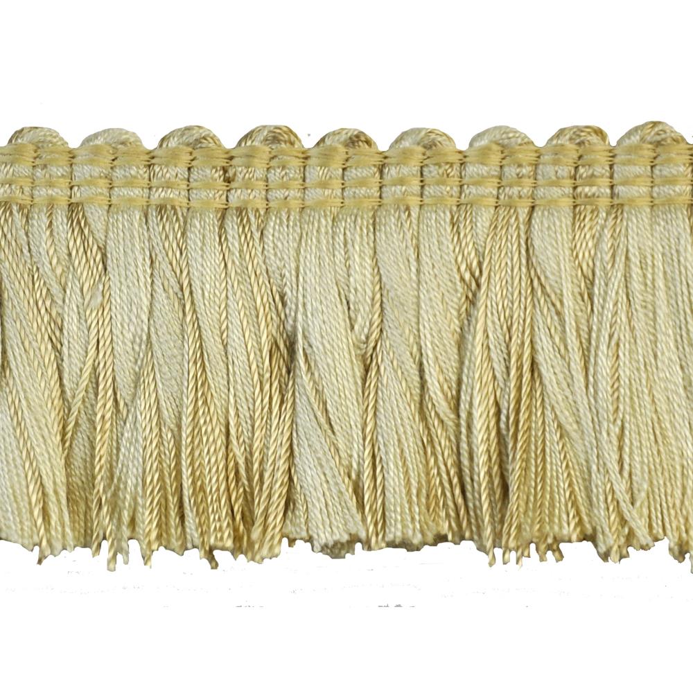 Colors Collection - 2" Brush Fringe (25 Yard Roll)-BF-4018-24 Ivory