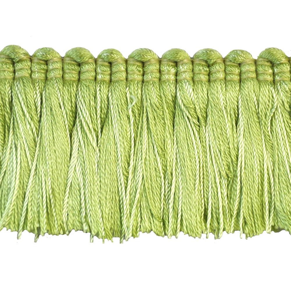 Colors Collection - 2" Brush Fringe (25 Yard Roll)-BF-4018-41 Kiwi