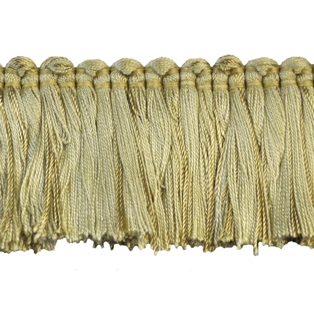 Colors Collection - 2" Brush Fringe (25 Yard Roll)-BF-4018-82 Taupe