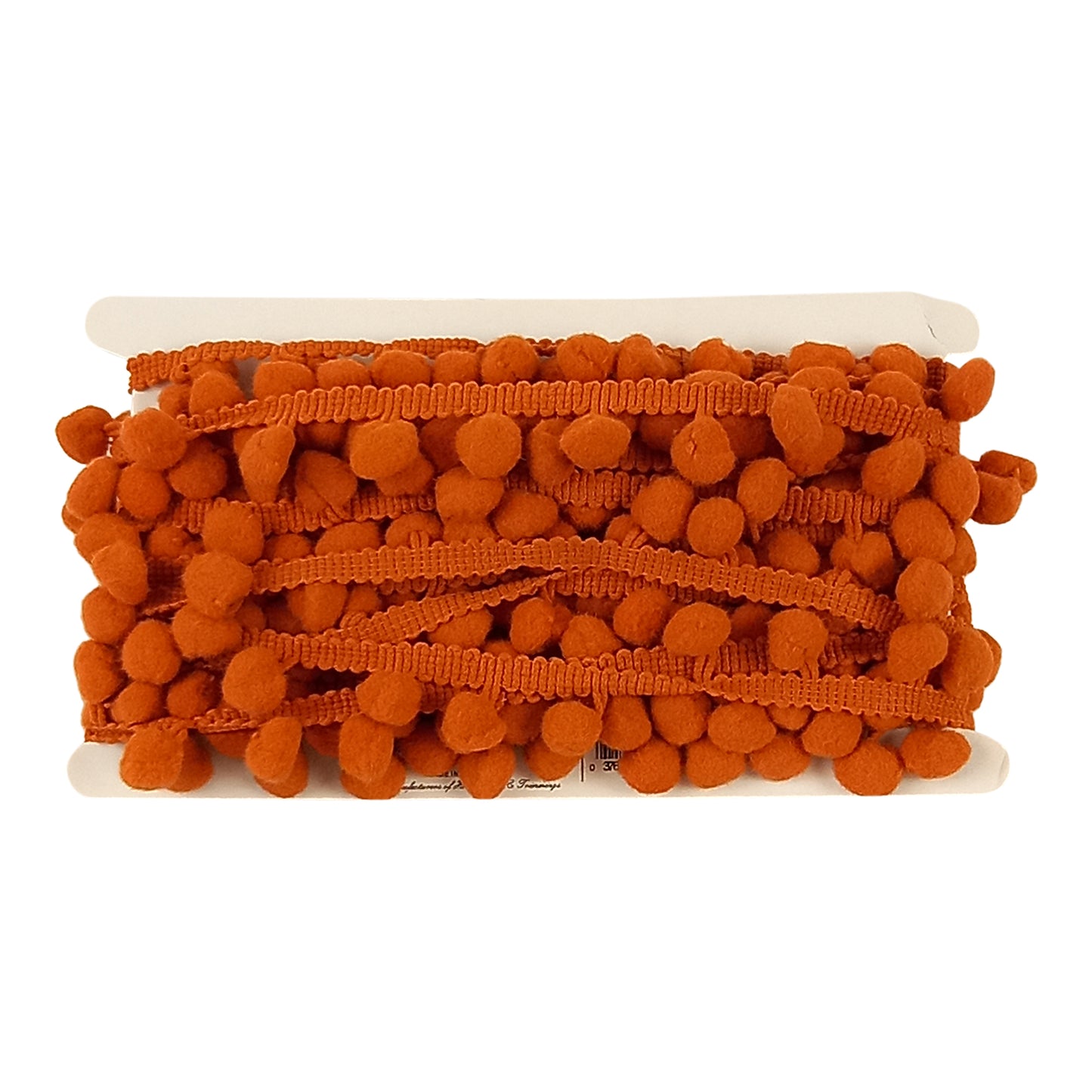 Pom Pom Collection - 5/8" Width X 10-Yard Roll - Brick