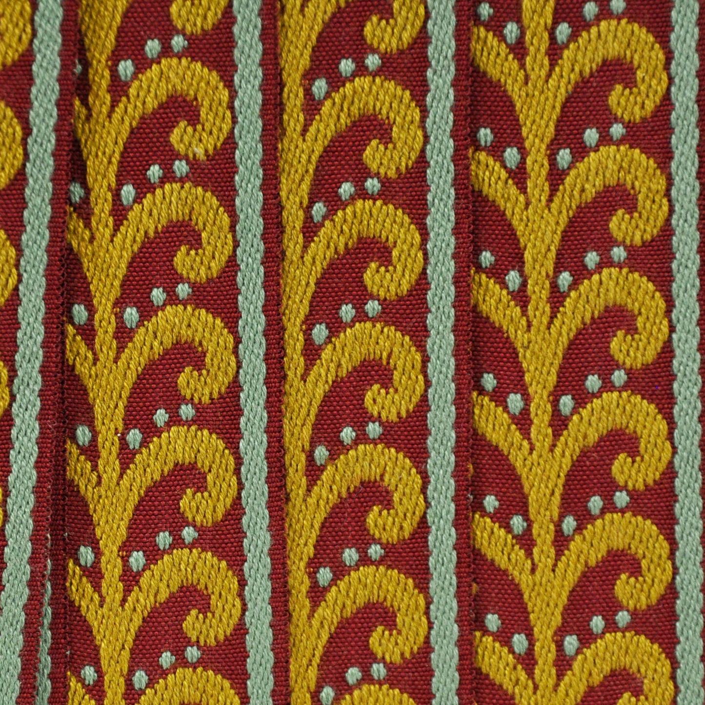 Elegance Collection - 2" width Braid (25 Yard Roll) - BR-7091-17/14 Wine and Gold