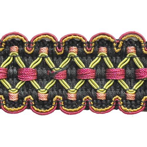 Harmony - 1 1/2" width Braided Trim (25 Yard Roll) - BR-759-02-36