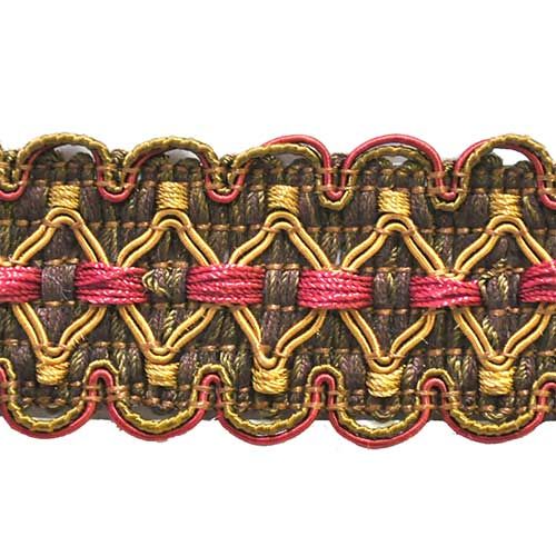 Harmony - 1 1/2" width Braided Trim (25 Yard Roll) - BR-759-18-16