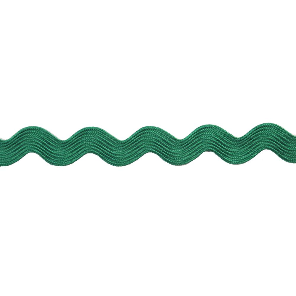Rick Rack Collection - 3/4" Width (15 Yard Roll) - BRC-10MM-15 Emerald Green