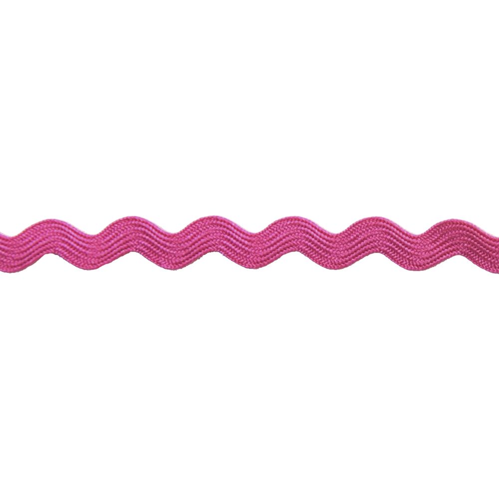 Rick Rack Collection - 3/8" Width (25 Yard Roll) - BRC-5MM-142 Hot Pink