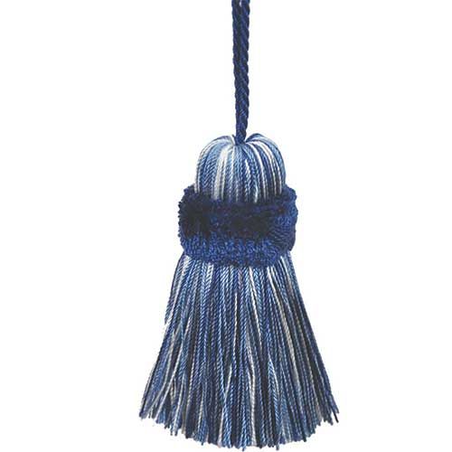 Fairville - 3" Long PILLOW TASSEL (6pcs Per Order) - BT-5006-03/05 Light Blue and Navy Blue