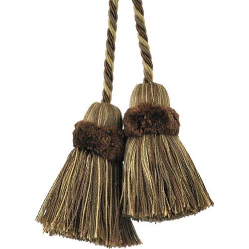 The Newport Collection Chair Tie in Sable and Beige - 2 pieces