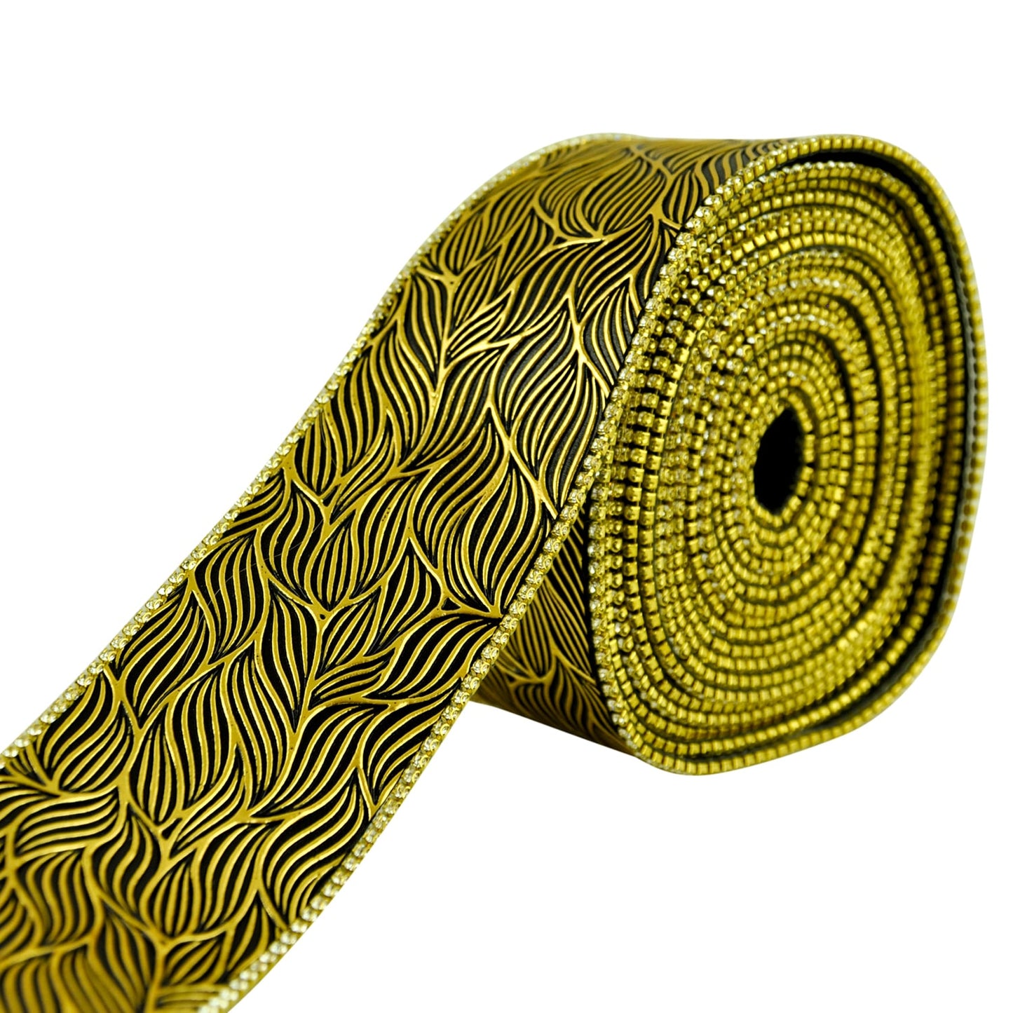 Iron-On Vinyl Rhinestone Trim - 1 7/8" Width (10 YDS)-BVR-705-10