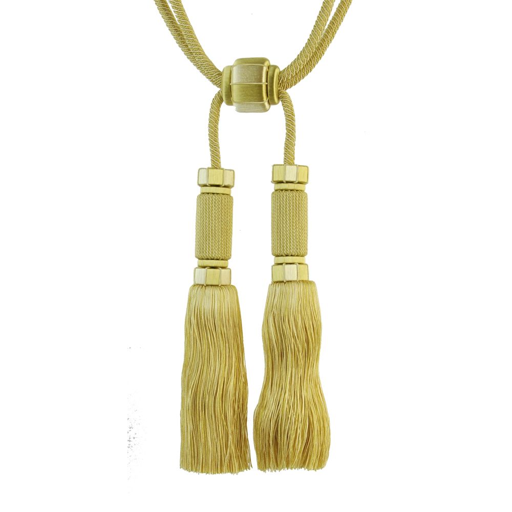 Sophisticated Elegance-10 1/2" length- Double Tassel Tieback-BT-6000-61