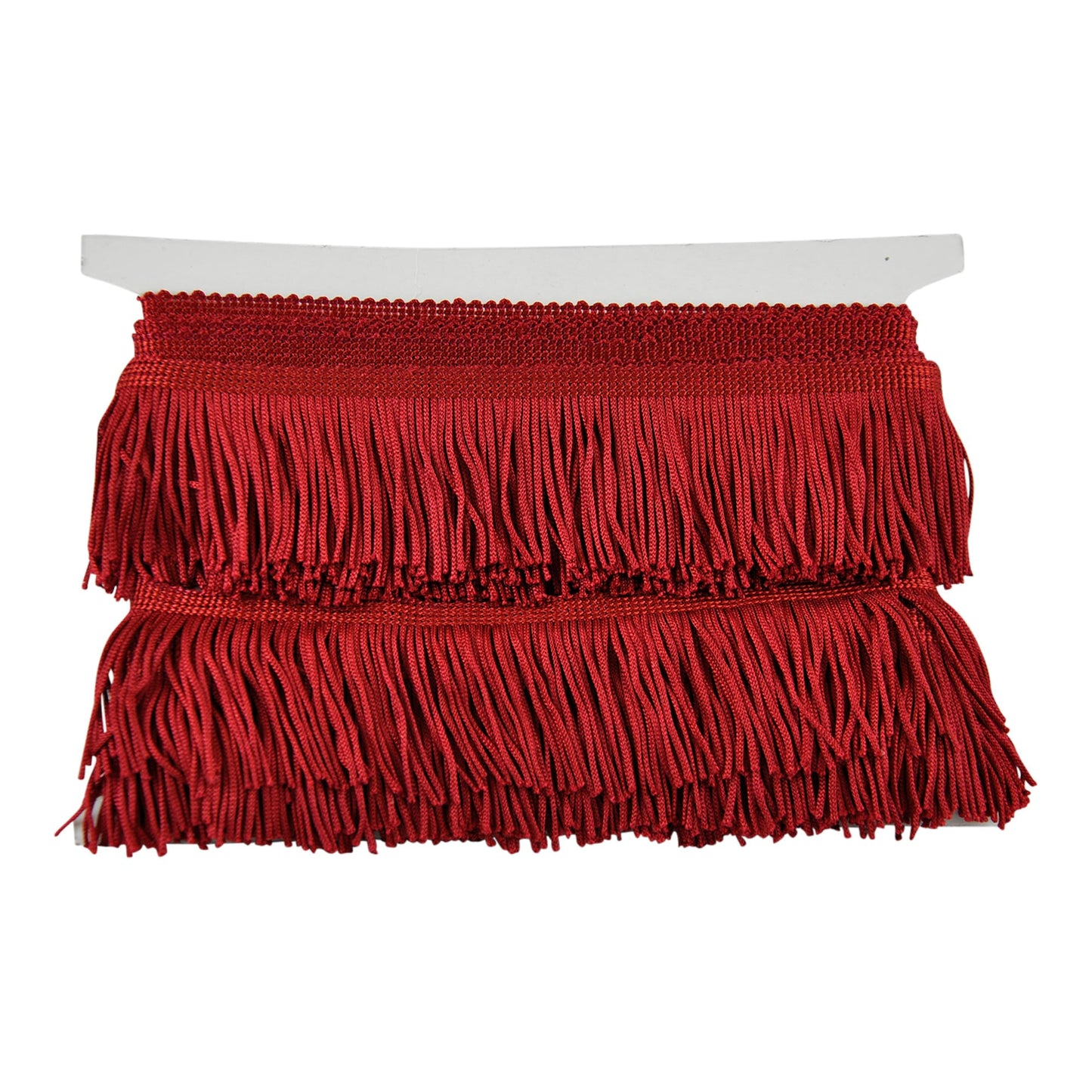Belagio Enterprises 2" Chainette Fringe Trim, 10-Yard Roll – Burgundy – for Costumes, Apparel & Home Decor