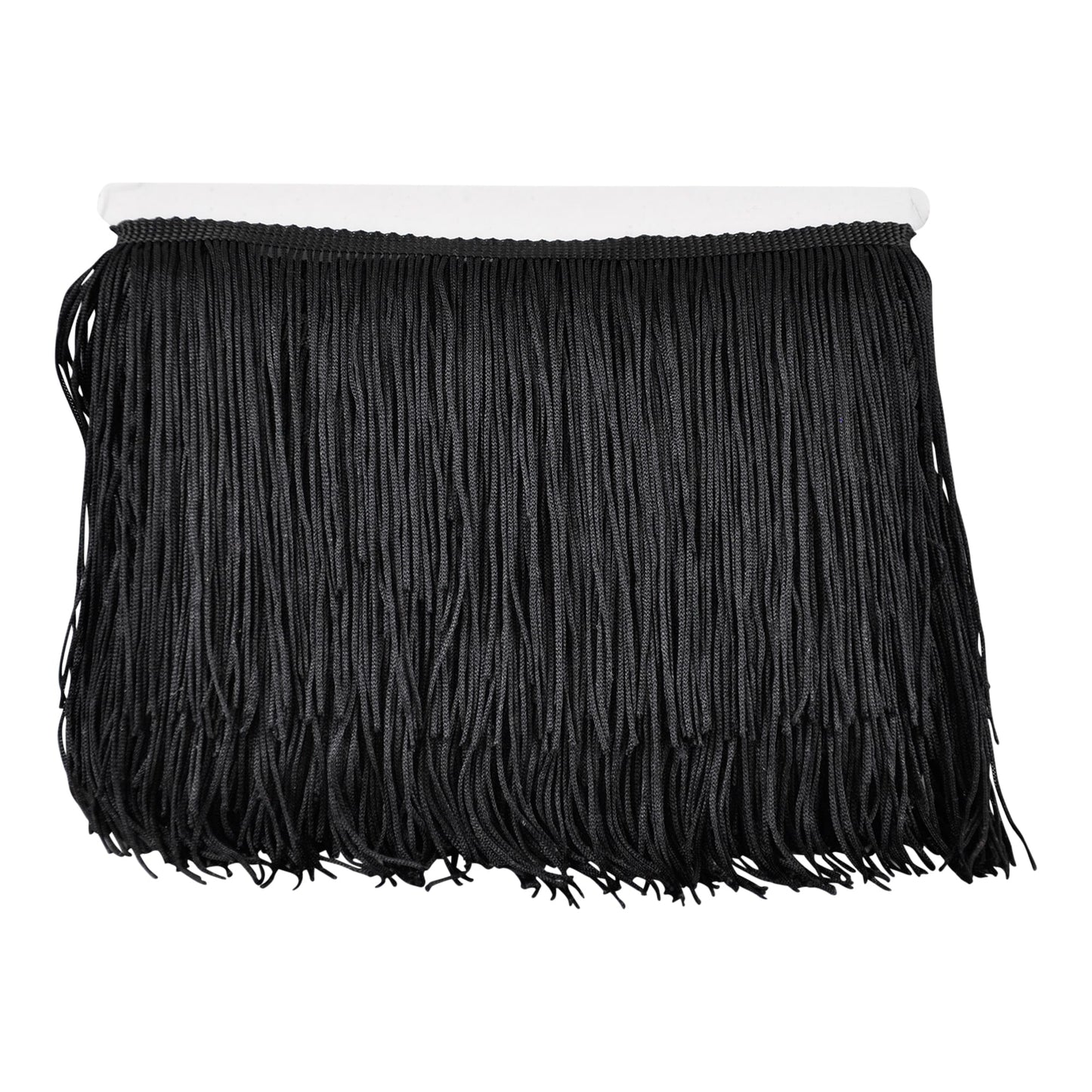 Belagio Enterprises 4" Chainette Fringe Trim, 10-Yard Roll – Black – for Costumes, Apparel & Home Decor