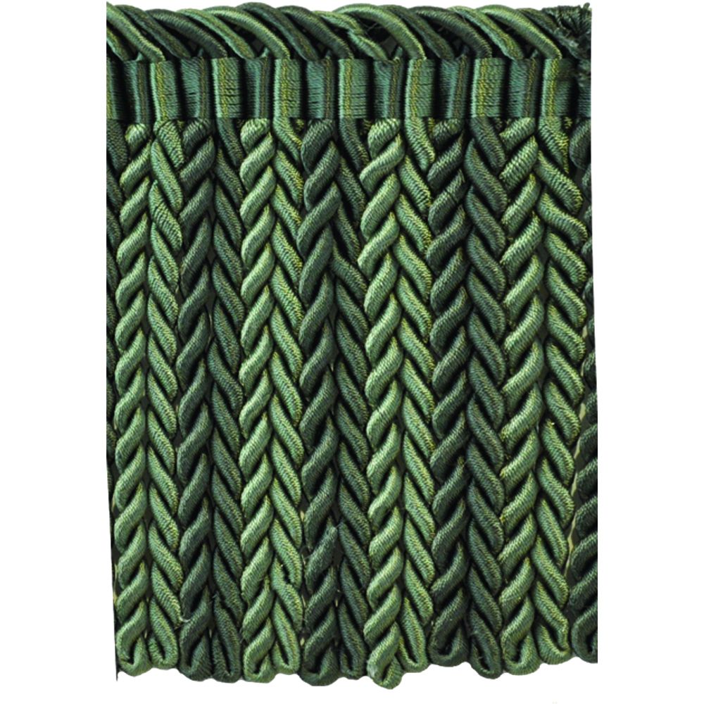 6" Bullion in Variated Sage Green, 5-Yard Roll - Luxury Decorative Fringe for Drapery, Upholstery and Home Decor