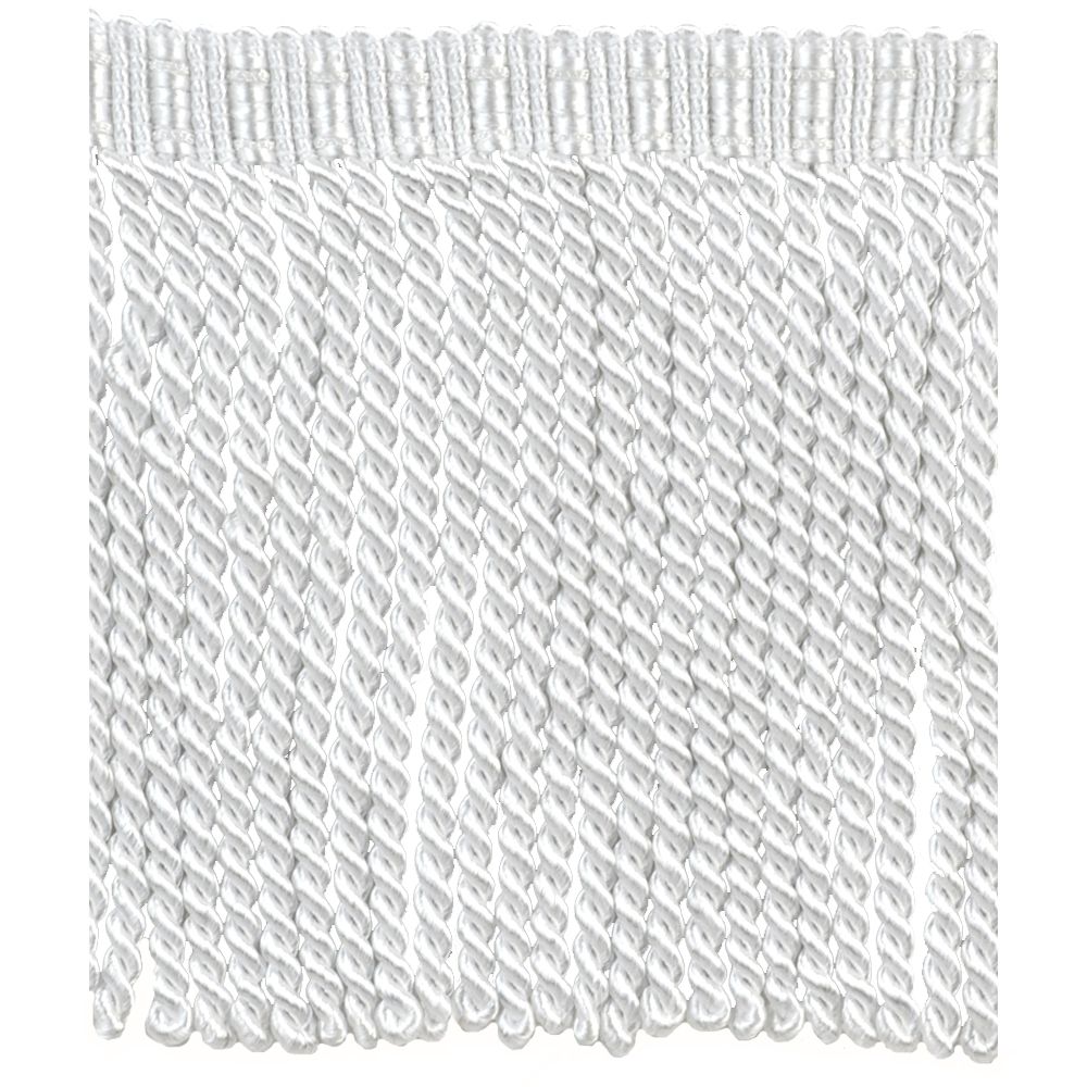 Basics Collection - 6" Bullion Fringe (25 Yard Roll) - BF-4901-27 White