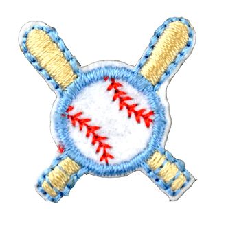 Belagio Enterprises - Assorted Appliques Baseball (12pcs per Pack) - BM-5522