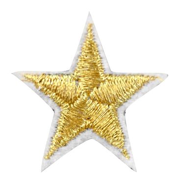 Assorted Applique Small Gold Star - 12pc Pack BM-5535