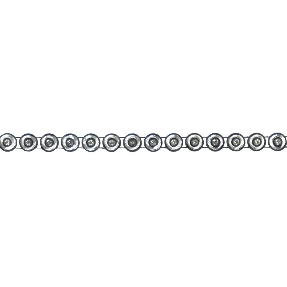 Rhinestone Trim - 3/8" Width (10 Yard Roll) - BR-421-02 Black