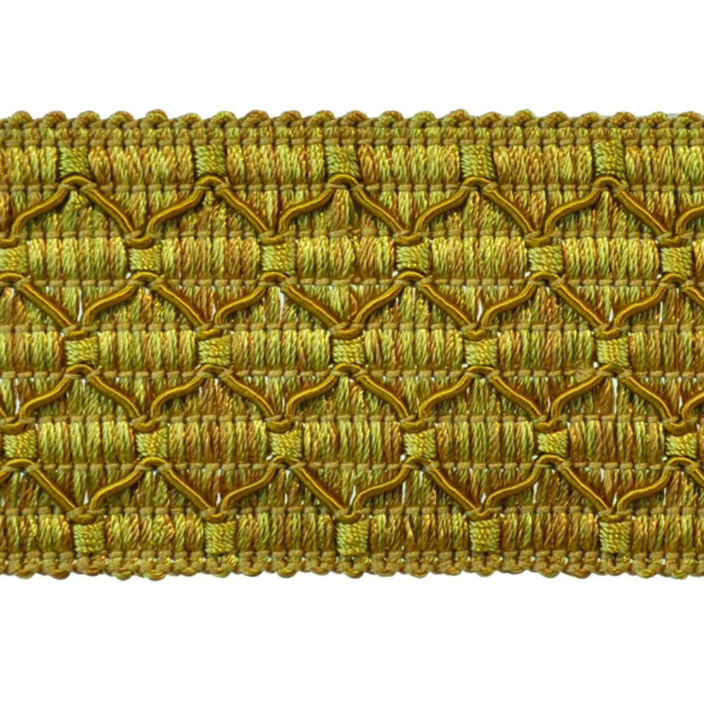 Mystique Collection - 2" width BRAID (25 Yard Roll) - BR-7028-61/18 Mocha and Taupe