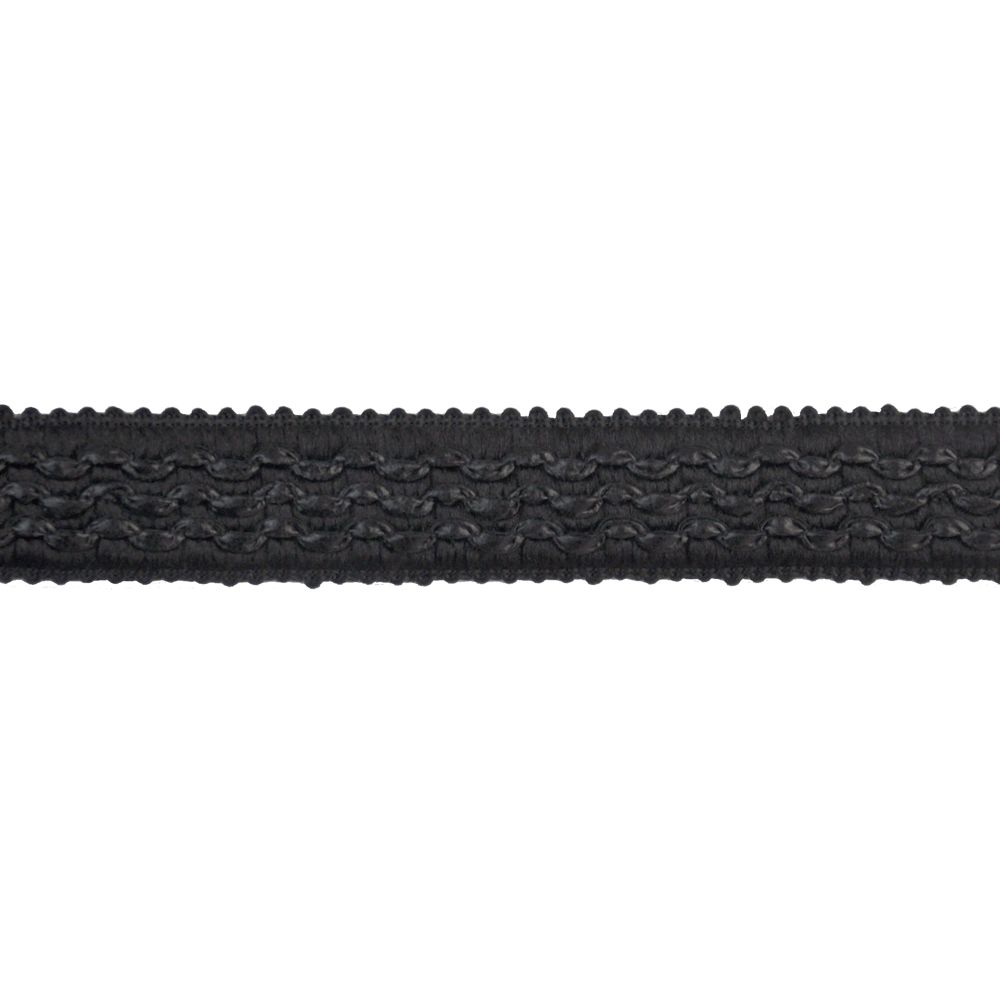 Faux Leather Woven Braid - 1" Width (10 YDS)-BR-7180-02