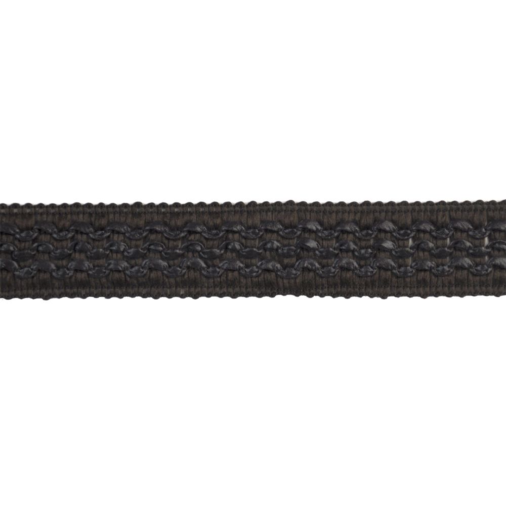 Faux Leather Woven Braid - 1" Width (10 Yard Roll) - BR-7180-06 Brown